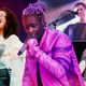 Clockwise, from left: Xenia Rubinos (Photo: Anthony Pidgeon/Redferns), Young Thug (Photo: Burak Cingi/Redferns), Andrew Savage of Parquet Courts (Photo: Rune Hellestad - Corbis/Corbis via Getty Images), Jim James of My Morning Jacket (Photo: Erika Goldring/WireImage)